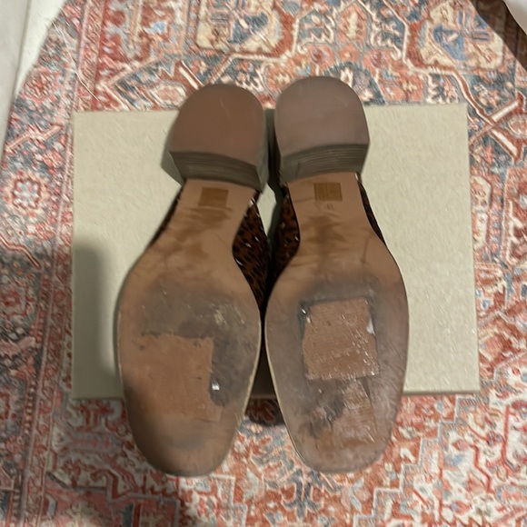 The Carey mile in mini leopard calf hair by Madewell size 9 style MA 516 - Picture 6 of 13